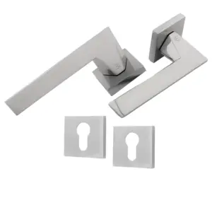 Poignée de Porte Intérieur Zafina Gris à Canon