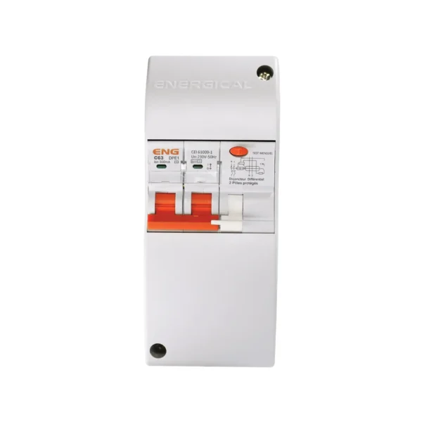 Disjoncteur différentiel sensible 300mA mono ND DPE1.2P.63