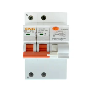 Disjoncteur différentiel sensible 300mA MONO ND DPE1-I.2P.63 Din Rail