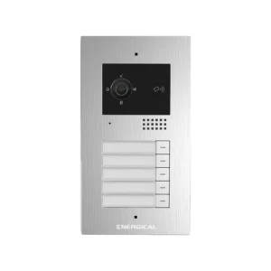 Sonnette collective 2 fils 5 boutons avec lecteur RFID VFE09B5