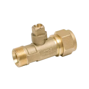 Robinet à raccord sphéro-conique DN15 et raccord PE20
