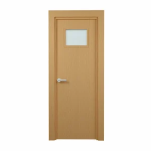 PORTE VITREE 1/3 EN MDF AGGLOMERE TUBULAIRE 830mm AVEC CADRE EN WPC140mm