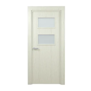 PORTE VITREE 1/2 EN MDF NID ABEILLE 830mm AVEC CADRE EN WPC140mm