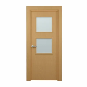 PORTE VITREE 1/2 EN MDF AGGLOMERE TUBULAIRE 730mm AVEC CADRE EN WPC110mm