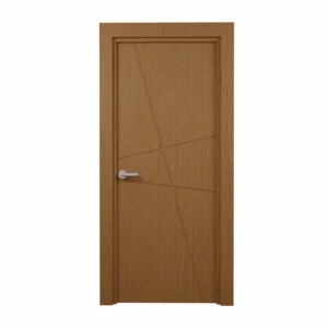 PORTE PLEINE EN MDF NID ABEILLE 830mm AVEC CADRE EN WPC140mm