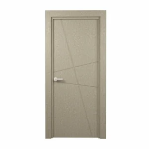 PORTE PLEINE EN MDF NID ABEILLE 830mm AVEC CADRE EN WPC110mm