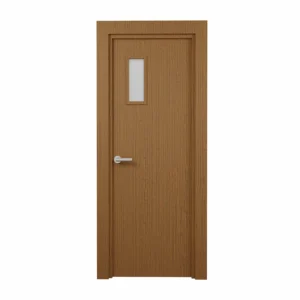 PORTE VITREE 1/3 EN MDF NID ABEILLE 730mm AVEC CADRE EN WPC110mm
