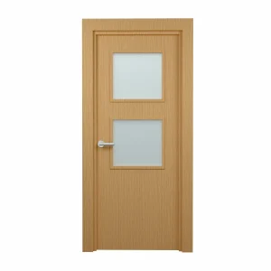 PORTE VITREE 1/2 EN PVC NID ABEILLE 730mm AVEC CADRE EN WPC110mm