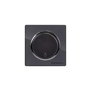 Bouton poussoir DIAA Glass Gris