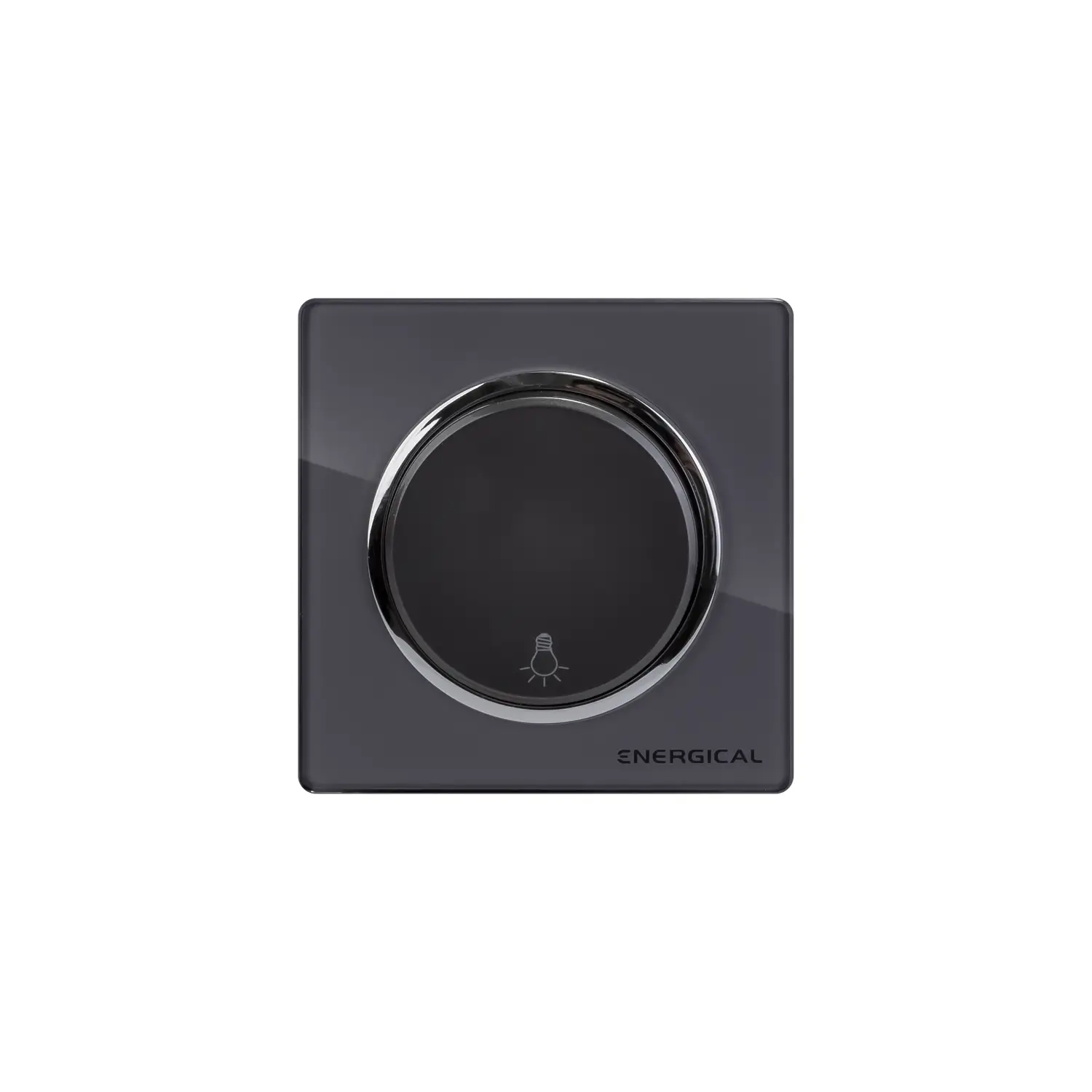 Bouton poussoir DIAA Glass Gris